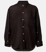 [Citizens of Humanity] Citizens of Humanity Kayla linen shirt AU 8 brown