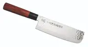NEW !! TSUBAZO JAPAN NAKIRI KITCHEN KNIFE / PAKKA WOOD ** DAIDO 1K6 STEEL **