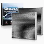 Auto Dynasty Cabin Air Filter Compatible with 2005-2023 Acura CSX ILX MDX RDX RL Honda Accord Civic, Pack of 2 Replacement for 80292SDAA01 80292SDGW01 80292SECA01 8029SDA407 E2990LI LAK216 a26300002