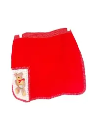 Vintage 1980 Stella Olsen Happy Holidays Teddy Bear 1/2 Apron / Kitchen Apron