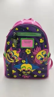Killer Klowns Loungefly Mini Backpack GLOWS IN THE DARK Pink Phosphorescent NWT