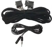 Car Radio Stereo Wiring Harness Adapter Plug Power Cord Adapter Cable Compatible for BMW 3 Series E46 5 Series E39 X5 E53 1998-2007