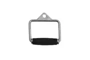 Professional Gym Single D Handle with Rubber Hand Grips for Cable Attachments