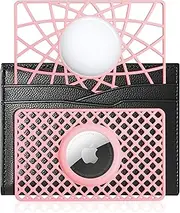 WALNEW Airtag Wallet Holder 2 Pack - Ultra Thin & Lightweight Airtag Holder, 0.1 inch Thickness, Credit Card Size Airtag Case for Purse, Handbag, Backpack, and Clutch
