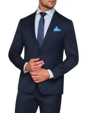 [Van Heusen] Slim Suit Jacket in Navy