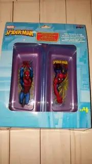 Marvel Spiderman 2 pack of divided plastic plates back to school picnic (C3)