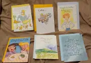 Lot of 6 VINTAGE "LIFE AS WE KNOW IT" GREETING CARDS with ENVELOPES