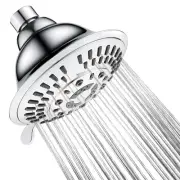 NEW 5 Spray Setting Fixed Angle Adjustable Shower Head-Chrome PSH5900-01