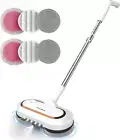 Electric Mop, S2 Cordless Spin Mop for Floor Cleaning, with LED Headlight and S