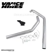 Harley FLSTF 1584 ABS Fat Boy 2011 Straightshots Full exhaust Vance & Hines 1...