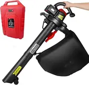Portable Leaf Blower Vacuum Cleaner, 40V Lithium Electric Blowing Vacuum, Blowing and Suction 2-in-1 Garden Yard Leaf Blowing Sweeper Room Outdoor Lawn Vacuum Cleaner,Back Pack Battery