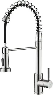 [Decaura] Kitchen Mixer Tap Pull Out 2-Mode Sprayer Laundry Tap Sink Faucet Swivel Spout (Nickel)