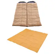 2x KINGS Premium Sleeping bag -5°C Left / Right Zipper + Mesh Flooring 3m x 3m