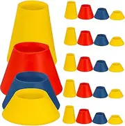 Generic 24 Pcs Tee Holders Tall Accessory Flexible Large Accessories Golf Practice Colored Training Small Practicing Pink Path Size Golfs Ball Stands Golf Ball Fix Stands Rubber