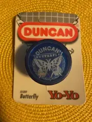 Vintage Duncan Butterfly Yo-Yo Blue NEW Sealed