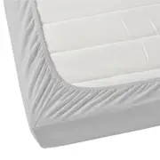 Jenny Mclean Porto Fitted Sheet 100% Cotton King-Single 400TC - Pewter