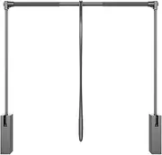 Adjustable Wardrobe Lift Rail Organizer,Home Closet Drop Down Hanging Rod,Retractable Wardrobe Hanger,Bedroom Cabinets(510-660mm)