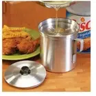 Old Fashioned Oil Strainer, For Reusing Cooking Oil And Other Cooking Grease