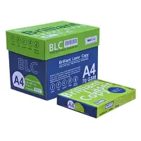 在飛比找Yahoo奇摩購物中心優惠-BLC 雪白 70gsm A4 影印紙 10包 /箱