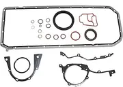 GXARTS Oil Pan Gasket Set 11111432478 11131437237 Compatible With BMW E46 E39 E85 325i 330i 330xi 525i X3 X5 Z3 Z4 3.0L M54 2.5L 3.0L L6 GAS DOHC