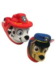 Paw Patrol Toddler Boys Puppy Dog Slippers Marshall & Chase House Shoes 7-8