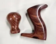 Cocobolo Tote & Knob for Stanley No 3, 4, or 5 1/4 Hand Plane w/ High Knob