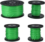 2mm String Trimmer Line, Round Nylon Cord, Grass Trimmer Line Replacement Spool for Lawn Mowers and Weed Eaters(372m)