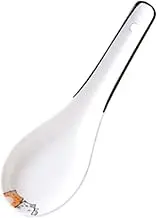 Tablespoons Cute Ceramic Spoon Set Consumer and Commercial Creative Rice Spoon 10 Pieces of Japanese Style Tableware Porcelain Spoon Serving Spoon