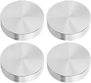 CATIEBYE Rotating Cake Stand Base Metal Cake Turntable Aluminum Alloy Rotating Stand for Baking Decorations 4pcs