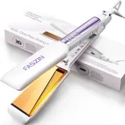Faszin Professional Wide Hair Straightener, 42Mm Plate, Titanium Negative Ion...