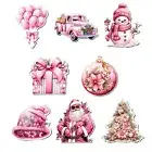 Small Christmas Magnets For Fridge 8X Santa Claus Fridge Magnet Stickers