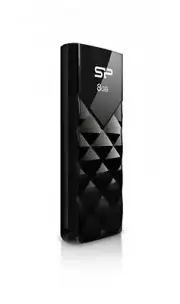 8GB Silicon Power Ultima U03 Black USB Flash Drive