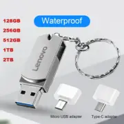 1TB 2TB USB 3.0 TYPE-C Micro USB Flash Drive Memory Stick U Disk Data Storage AU