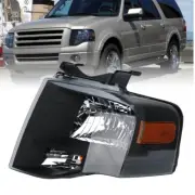 Halogen Headlight Head Lamp Assembly For Ford Expedition 2007 08-2014 Left Side