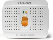 Eva-dry E-333 Mini Dehumidifier Renewable Rechargeable Moisture Absorber