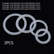 2X/Espresso Pot Maker Cups Sealing Ring,Silicone Coffee Accessories 2/4/6/9 Cup