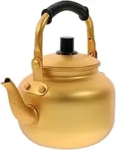 GREENADSCAPE Small Retro Tea Kettle with Heat Resistant Handle Kitchen Water Kettle for Induction Electric Gas Stoves for Home and Restaurant Tea Brewing