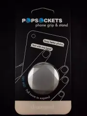 AUTHENTIC PopSockets Diamond Silver PopSocket Phone Holder Pop Socket