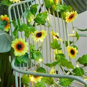 Fairy Lights Solar Fairy String Lights 10M 100 LED Ivy Vine Leaves Flower Garden