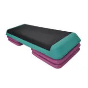 Xl - Aerobic Step - 110cm*40cm Cardio Exercise Stepper - Green Stepper 4 Risers