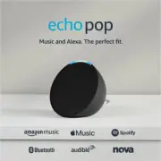 Echo Pop | Full Sound Compact Wi-Fi and Bluetooth Smart Speaker with Alexa | Cha