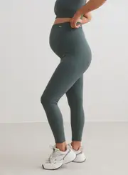 [aim'n] Sage Maternity Ribbed Seamless Tights