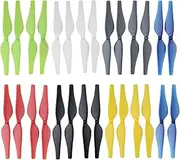 Fytoo 28pcs Propeller for DJI Tello RC Quadcopter Spare Parts Drone Blades Seven Colors