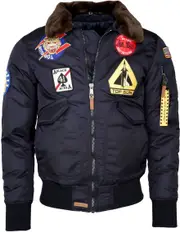 Top Gun 2013, textile jacket , color: Dark Blue , size: M