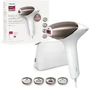 Philips Lumea Prestige IPL Hair Removal Device Incl. 4 Attachments & Bag BRI948/00 - Body & Face, Long-Lasting Smooth Skin, Laser & Studio Alternative, Gifts for Women