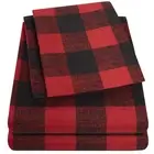 1500 Supreme Collection Buffalo Print Sheet Set, King Size - Luxury Bed Sheet...
