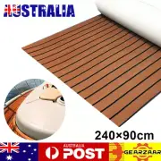 EVA Foam Boat Flooring Sheet Brown Marine Teak Decking Carpet for Yacht 90x240cm