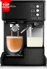 Barista Coffee Maker Automatic Milk Frother 15 Bar Pump Black 2L Water Tank