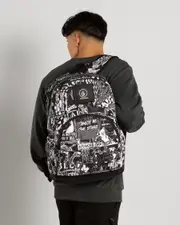 [Volcom] Volcom Stone Attack Backpack in Black/White One Size Black/White