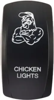 XTC Power Dash Switch Rocker Face Plate Chicken Lights